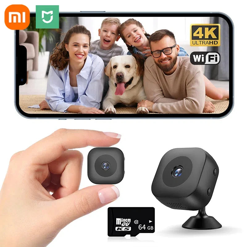 MiniGuard 4K – HD Smart Compact Camera with WiFi & Motion Detection