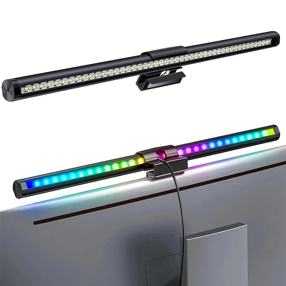 GlowDesk RGB – Smart Monitor Light Bar with Remote Control