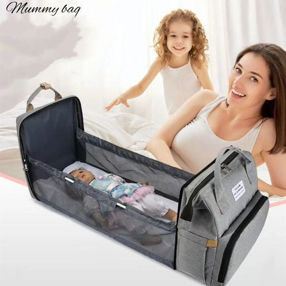 BabyNest 3-in-1 Foldable Crib Backpack™