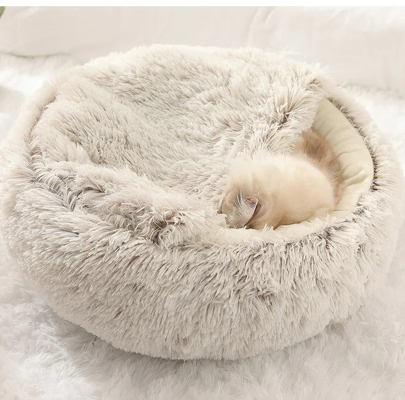 CozyNest Plush – Ultra Warm Calming Pet Bed