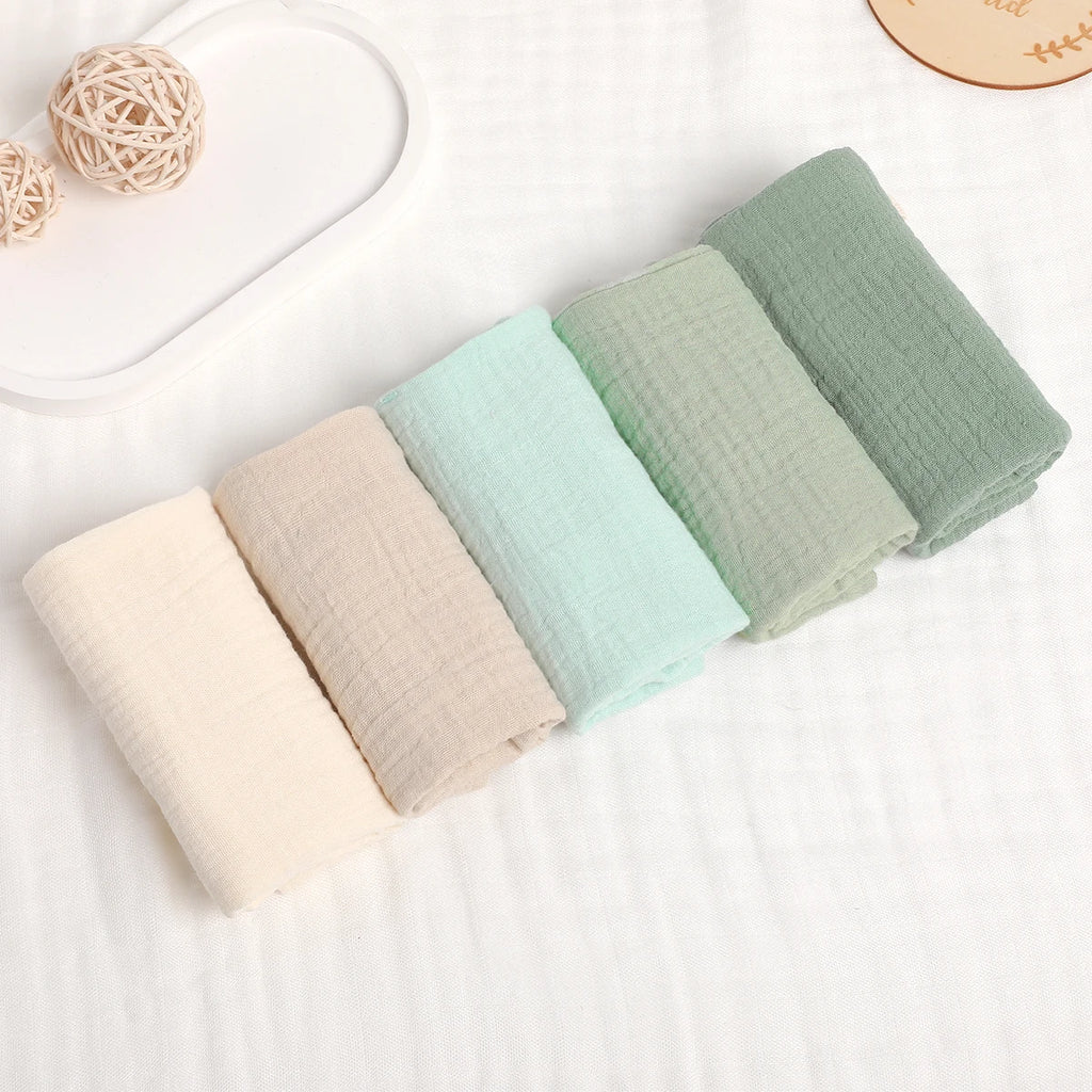 SoftBloom 6-Layer Cotton Baby Washcloth Set™ (5pcs)