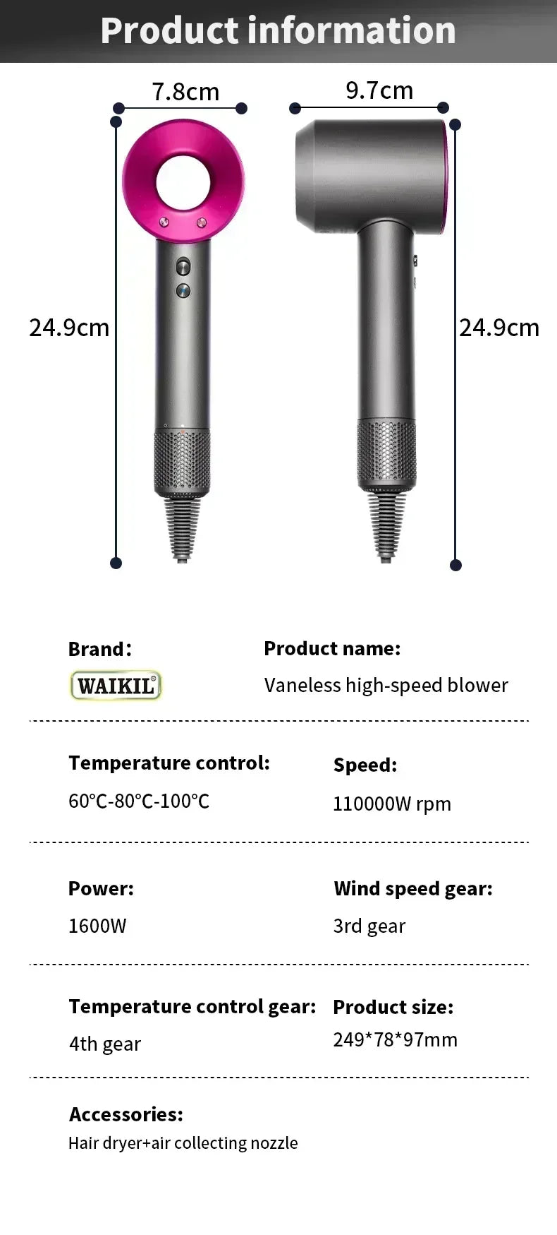 AeroStyle Pro Ionic Hair Dryer™