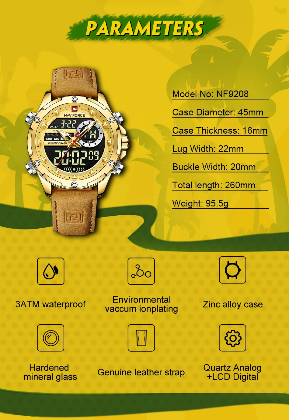 TitanForce Dual Display Sport Watch™