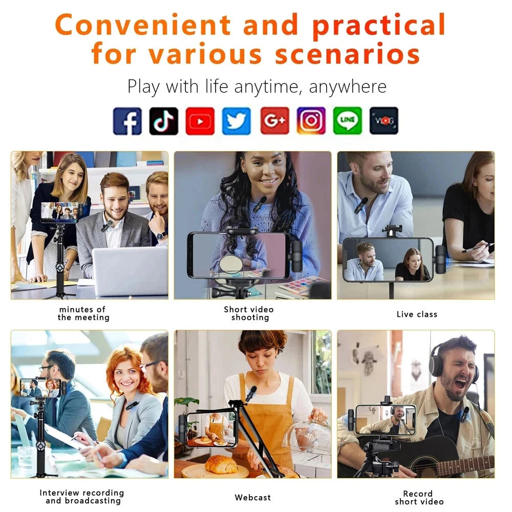 ClearVoice Mini Wireless Lavalier Microphone