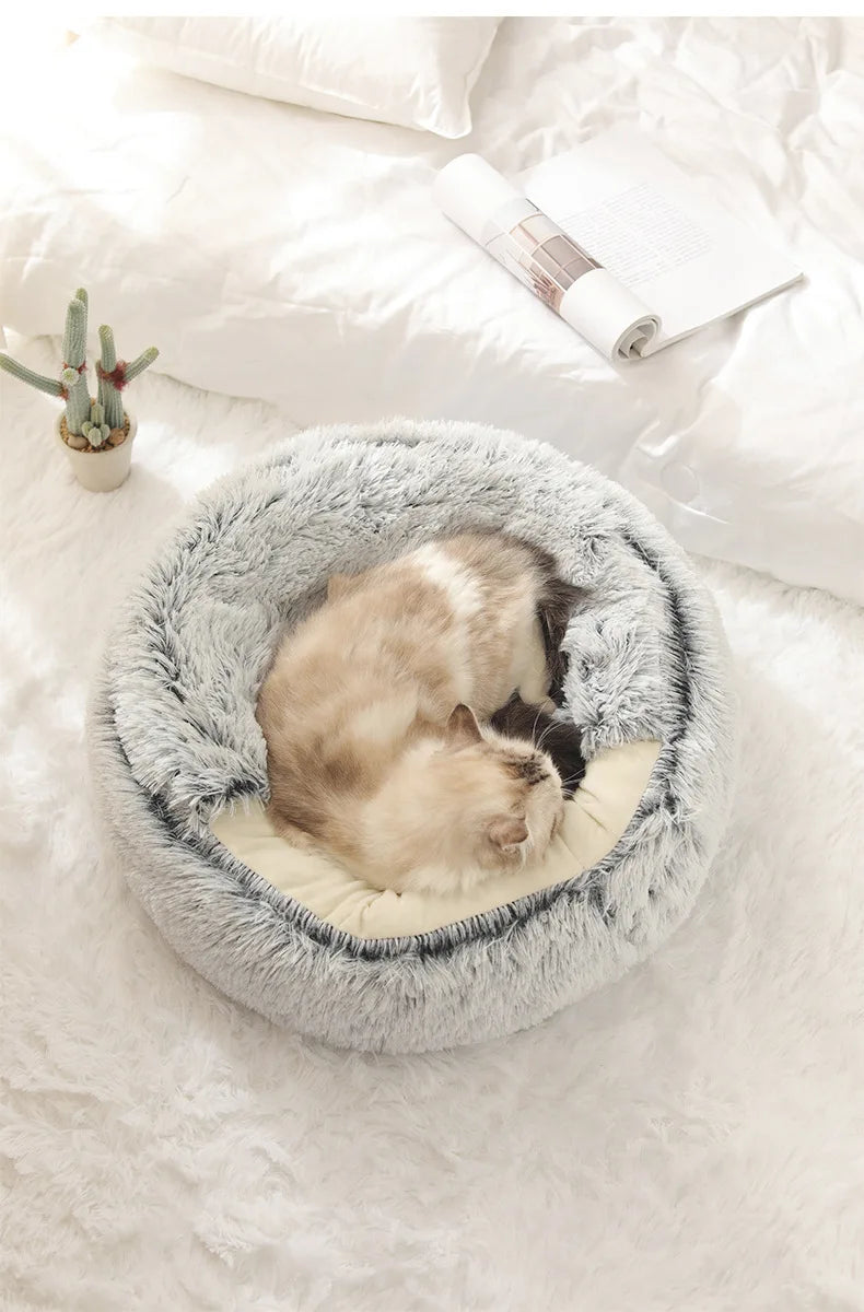 CozyNest Plush – Ultra Warm Calming Pet Bed