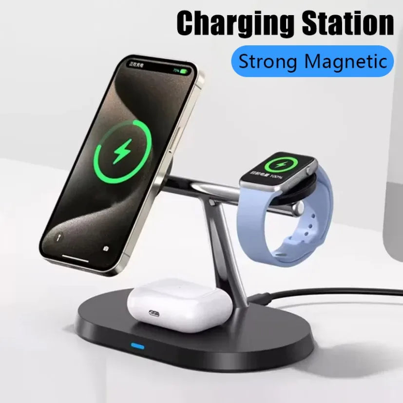 MagCharge Pro – 3 in 1 Magnetic Wireless Charging Stand