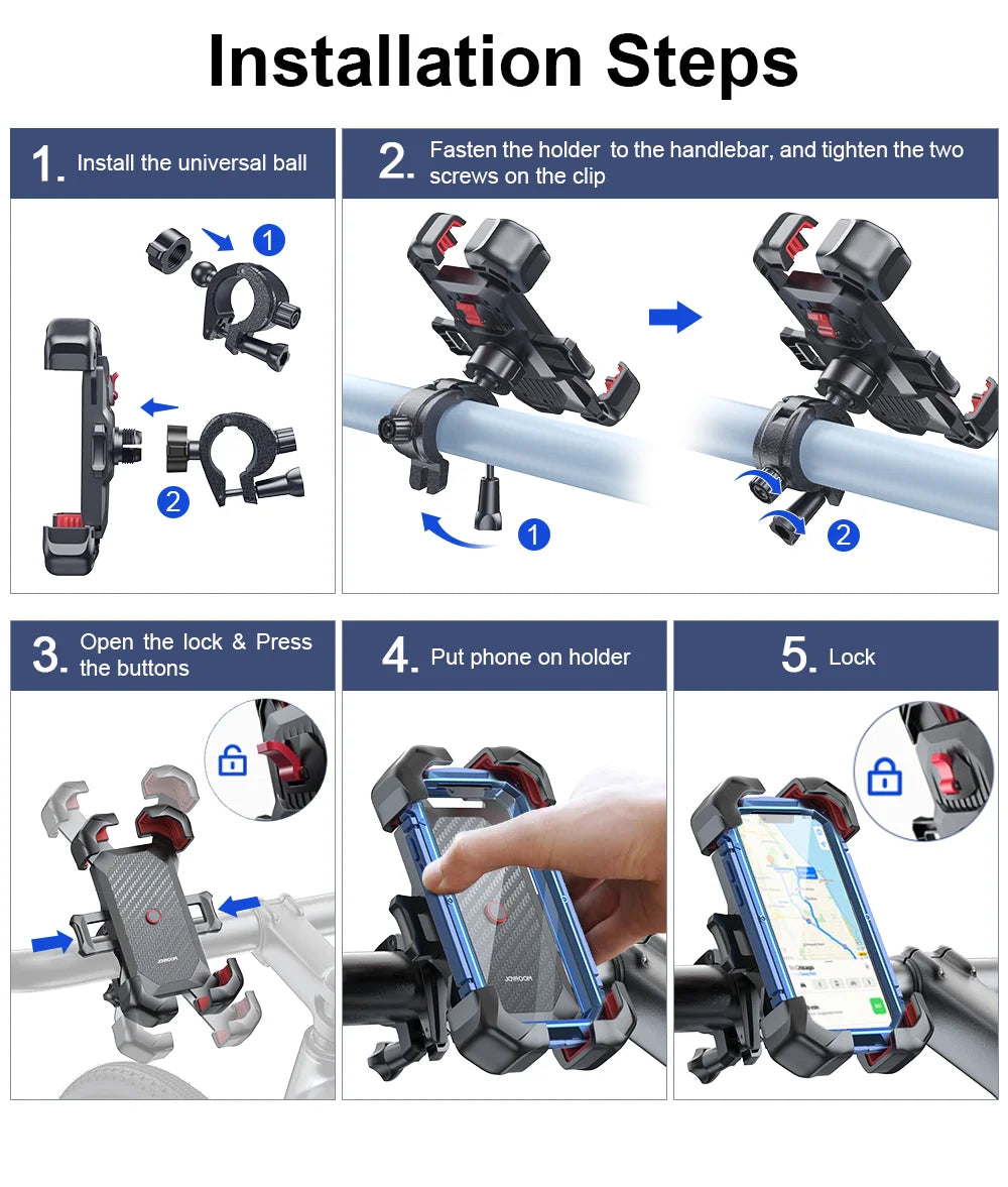 RoadGrip Pro Motorcycle Phone Holder™