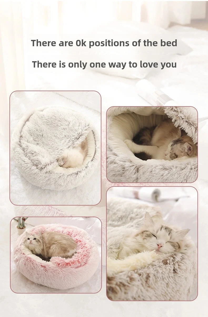 CozyNest Plush – Ultra Warm Calming Pet Bed