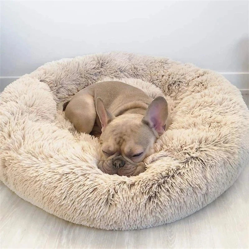 CozyNest Plus – Washable Calming Plush Pet Bed