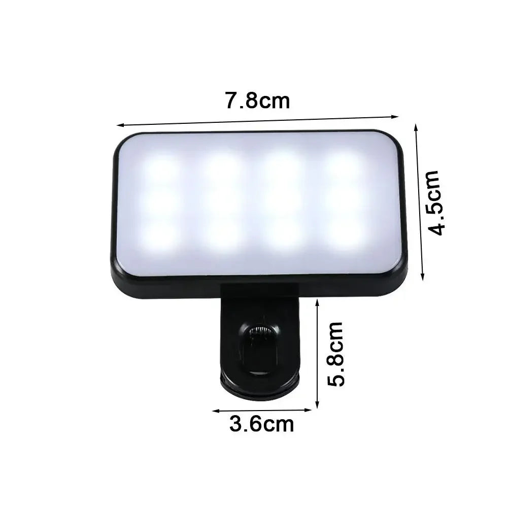 ClipLight Mini – Compact LED Fill Light for Phone & Laptop