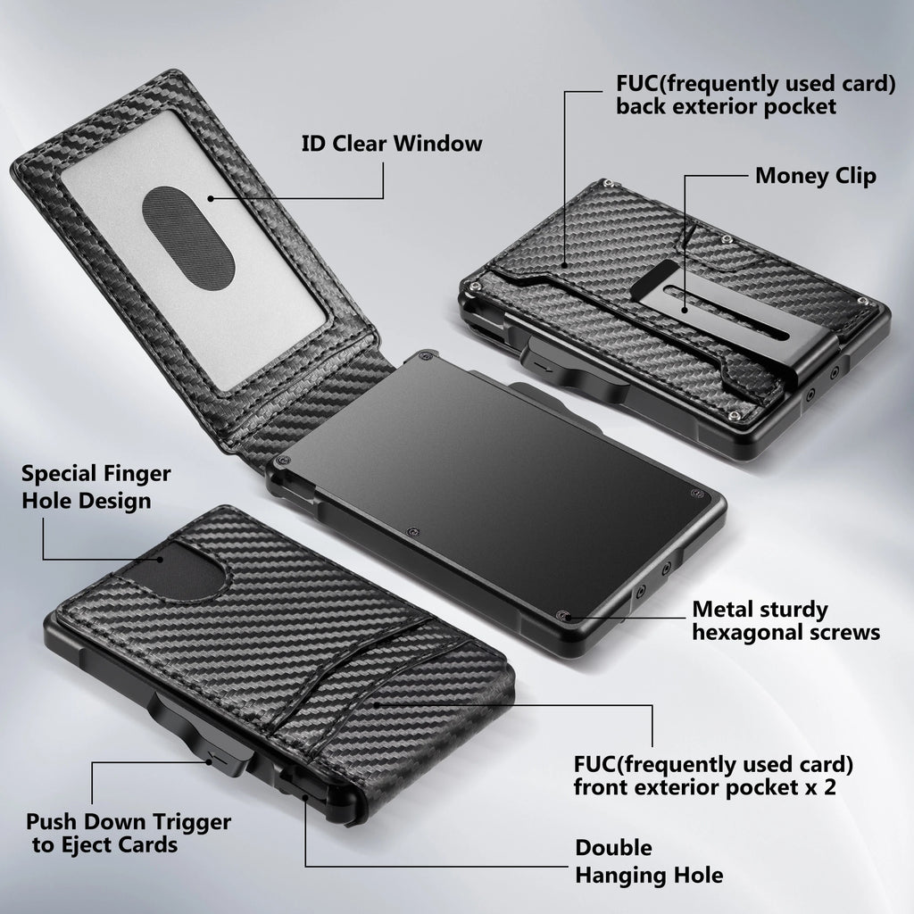 CarbonX Elite RFID Pop-Up Wallet™