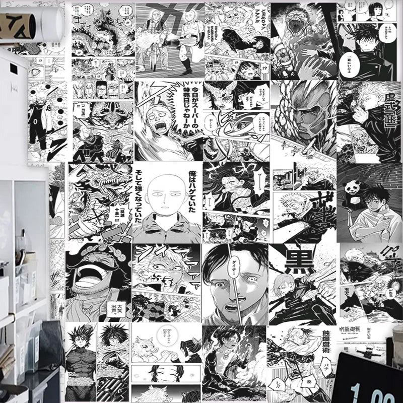 AnimeCollage™ Manga Wall Sticker Set