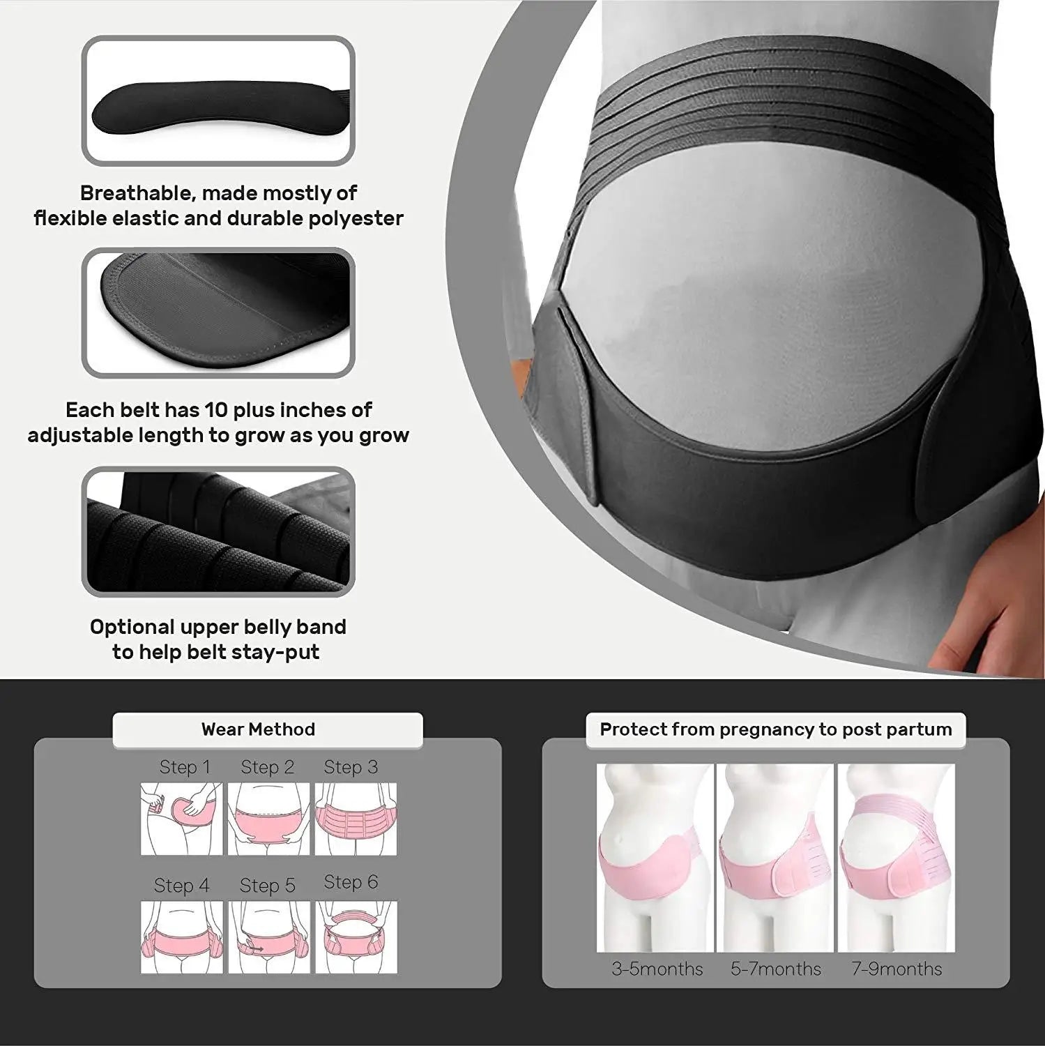 MaternityRelief 3-Stage Belly Support Band™